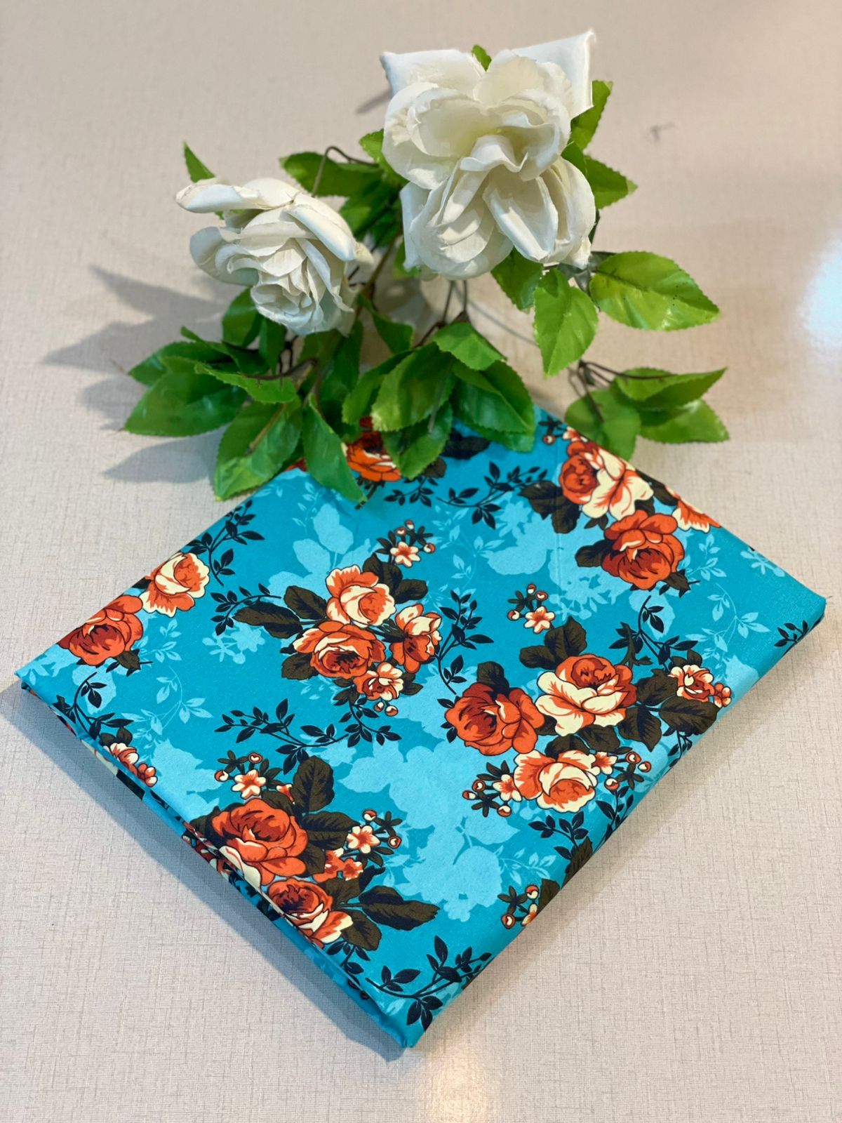 Ladies 2-Piece – Micro Polo Cotton with Floral Print