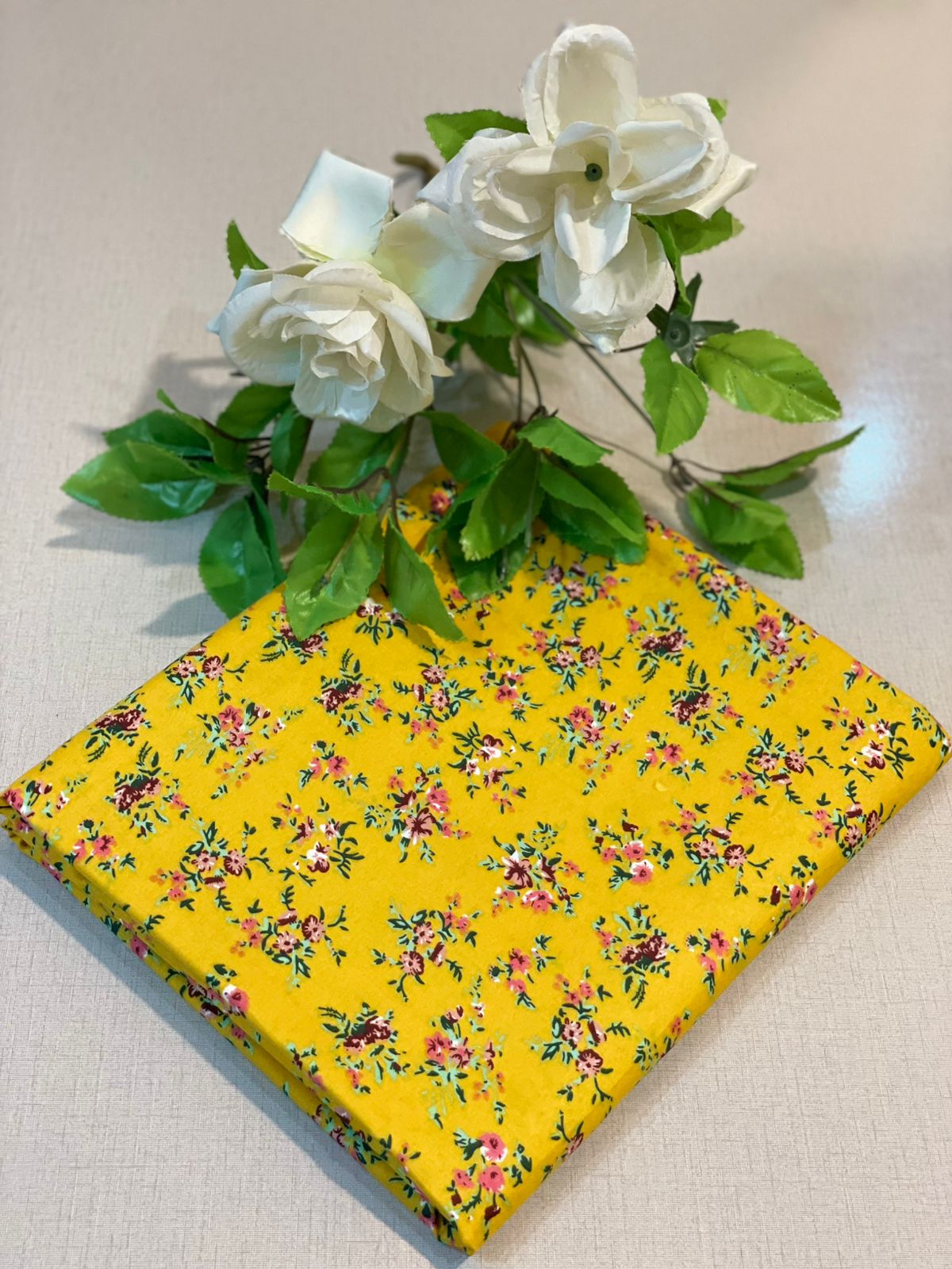 Ladies 2-Piece – Micro Polo Cotton with Floral Print