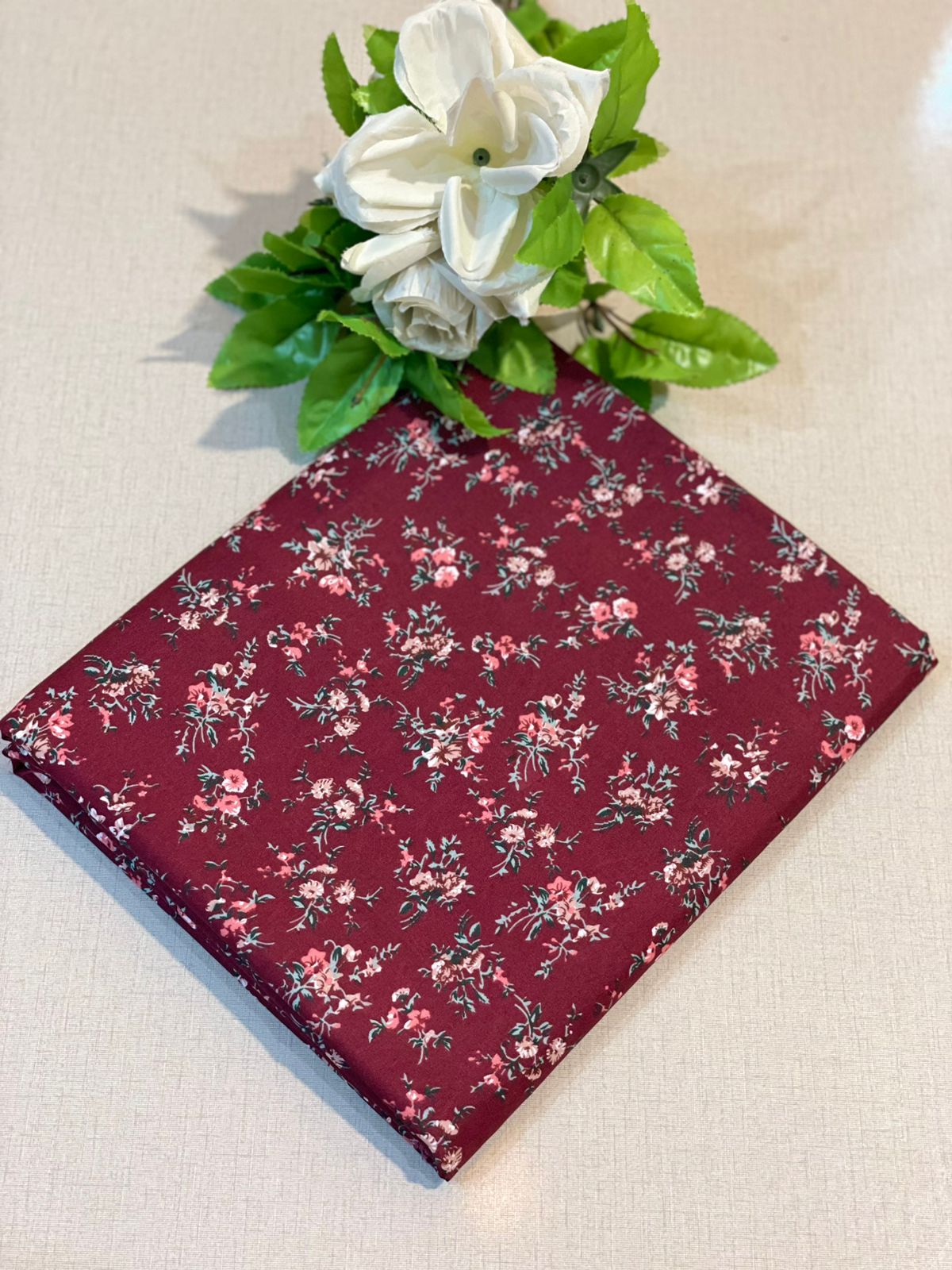 Ladies 2-Piece – Micro Polo Cotton with Floral Print